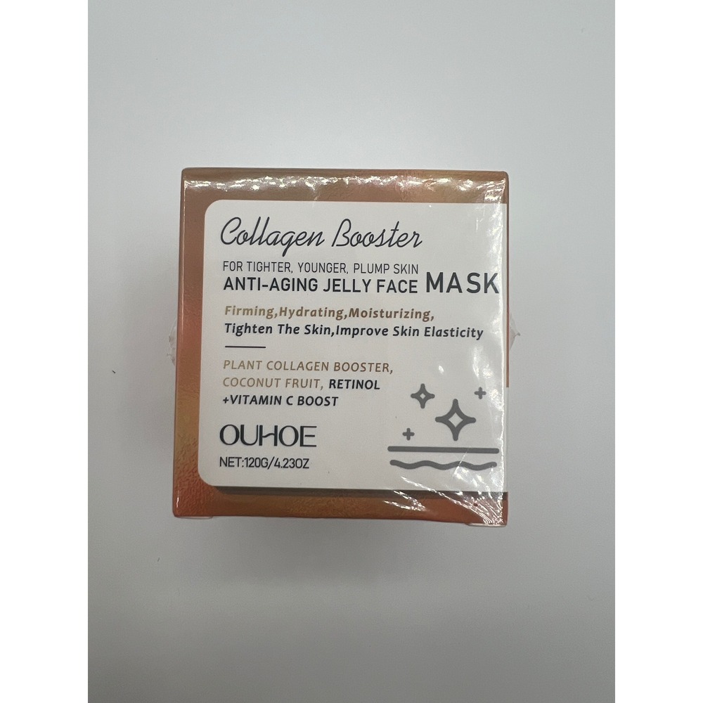 OUHOE Collagen Booster Anti-Aging Jelly Face Mask 120g Retinol Vitamin C Boost